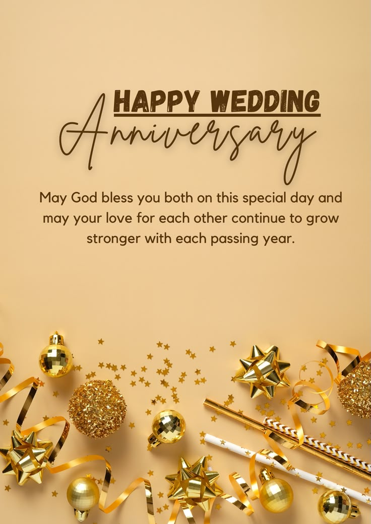 Happy Wedding Anniversary - Heartfelt Wishes & Celebration Image